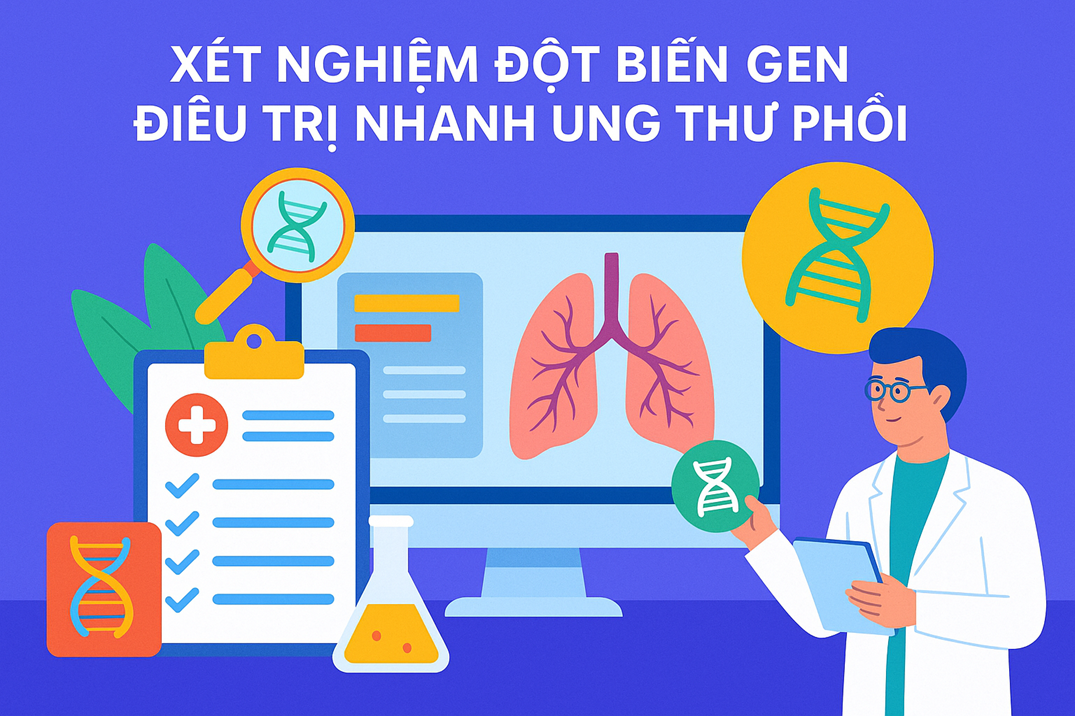 Xét Nghiệm Đột Biến Gen Giúp Điều Trị Nhanh Ung Thư Phổi 